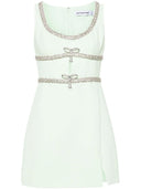 Self Portrait Short Dress With Rhinestones