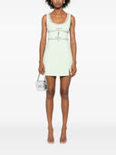 Self Portrait Short Dress With Rhinestones