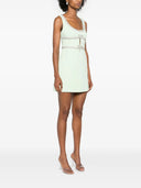 Self Portrait Short Dress With Rhinestones