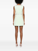 Self Portrait Short Dress With Rhinestones