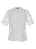 Self Portrait White Lace Top