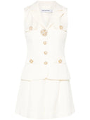 Self Portrait Short Sleeveless Jumpsuit