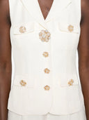 Self Portrait Short Sleeveless Jumpsuit
