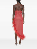 Oseree Lumiere Plumage Asymetrical Dress