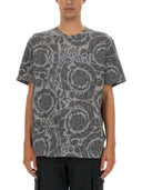 Versace Silhouette Baroque Logo T Shirt