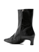 Alohas Ambar Rift Black Leather Ankle Boots