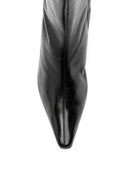 Alohas Ambar Rift Black Leather Ankle Boots