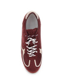 Alohas Tb.91 Suede Burgundy Leather Sneakers