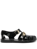 Moschino -Sandalen mit Logo -Plaque