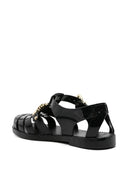 Moschino -Sandalen mit Logo -Plaque