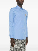 Camicia Moschino con applicazione di orsacchiotto