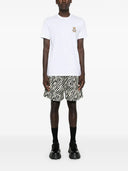 Moschino Cotton T -shirt met teddybeerpatch