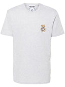 Moschino Cotton T -shirt met teddybeerpatch