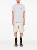 Moschino Cotton T -shirt met teddybeerpatch