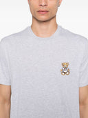 Moschino Cotton T -shirt met teddybeerpatch