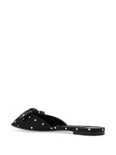 Dolce & Gabbana Satin Slippers With Polka Dot Print