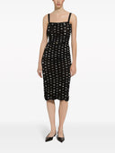Dolce & Gabbana Polka Dot Midi -jurk