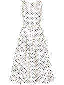 Dolce & Gabbana Polka Dot Midi Dress