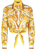 Majolicaプリント付きDolce＆Gabbanaシャツ