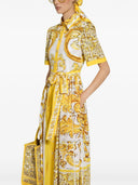 DOLCE & GABBANA CHIRTRESSRESS avec Majolica Print