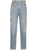 Dolce & Gabbana jeans met een versleten effect