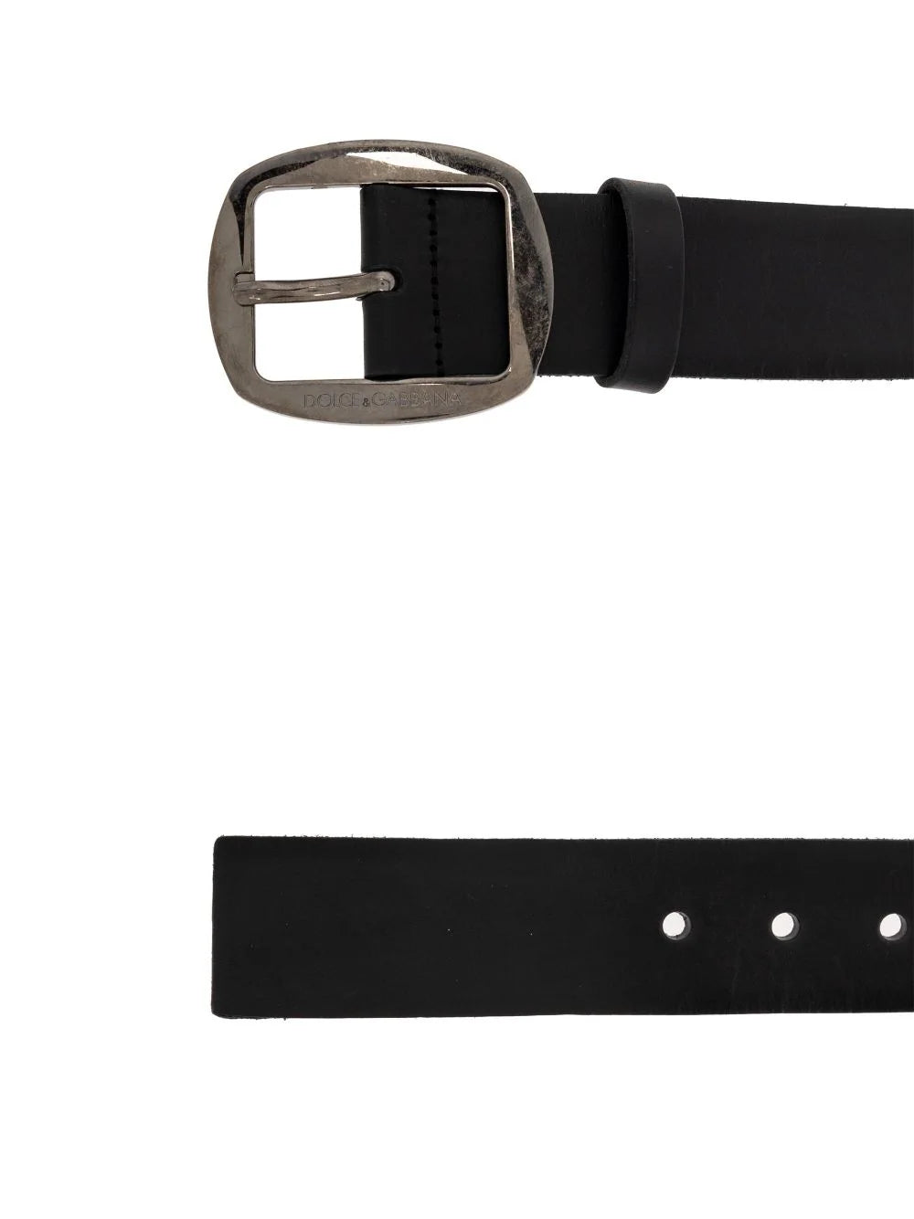 Dolce & Gabbana Old Washed Cowhide Belt