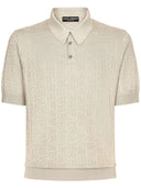 Dolce & Gabbana Polo Shirt With Jacquard Monogram