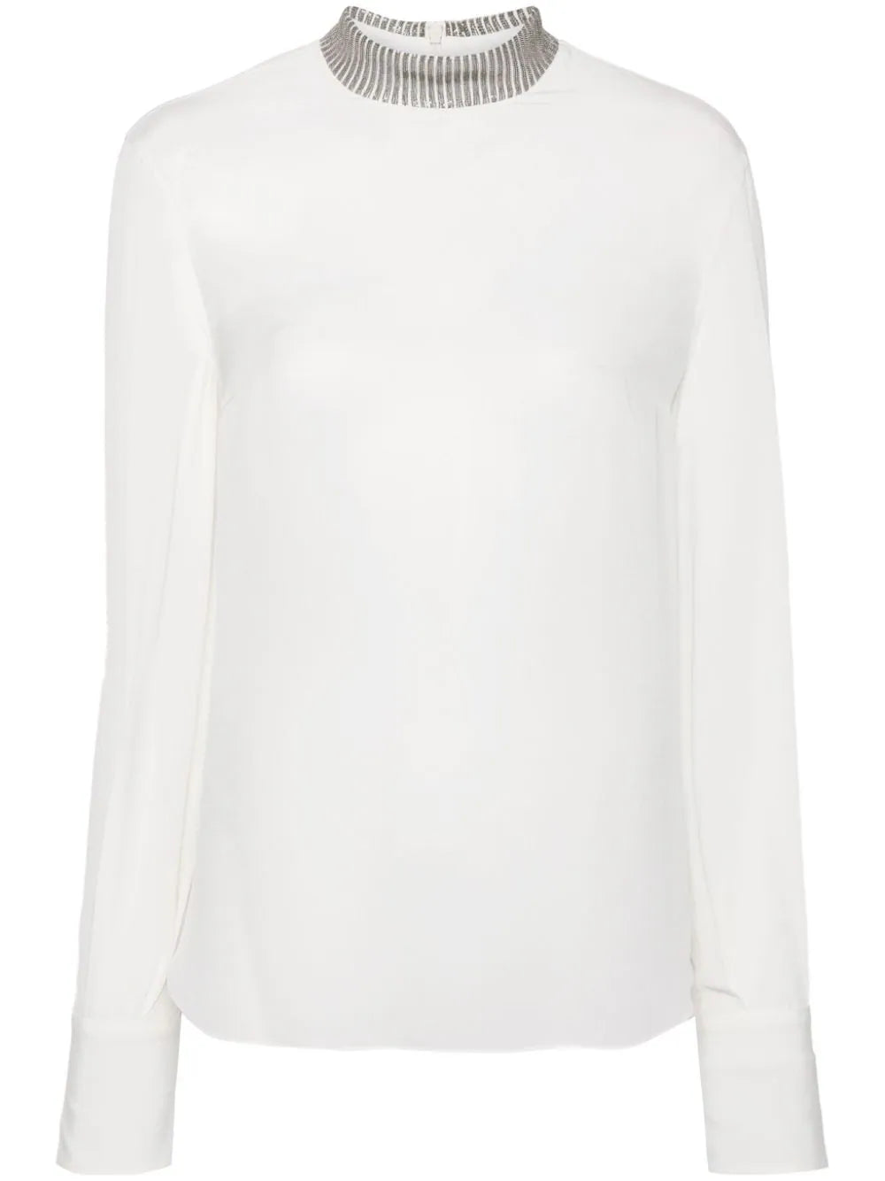 Brunello Cucinelli Blouse With Monili Detail