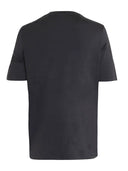 Marco Pescarolo Dark Blue Silk Blend Short Sleeved T Shirt