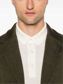 Lardini Virgin Wool Polo Shirt