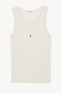 Saint Laurent Debardeur Broderie Cassandre