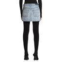 Balenciaga Logo Print Denim Rock