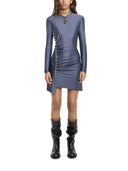 Rabanne Kurzes Asymmetrische T -Shirt -Kleid