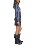 Rabanne Kurzes Asymmetrische T -Shirt -Kleid