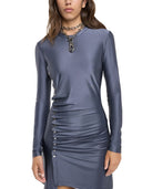 Rabanne Kurzes Asymmetrische T -Shirt -Kleid