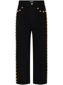 Rabanne Weitbeinjeans mit Dekoration