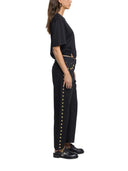 Rabanne Weitbeinjeans mit Dekoration