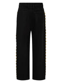 Rabanne Weitbeinjeans mit Dekoration