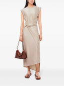 Rabanne Midi Dress With Gathers