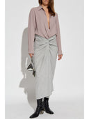 Dries Van Noten Camicia A Portafoglio in Crêpe