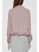 Dries Van Noten Camicia A Portafoglio in Crêpe