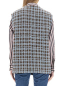 Etro Houndstooth Over Vest