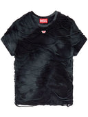 Diesel T Shirt With Tie Dye Pattern