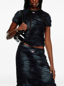 Diesel T Shirt With Tie Dye Pattern