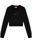 Diesel F Slimmy Od Crop Sweatshirt With Cut Out