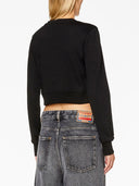 Diesel F Slimmy Od Crop Sweatshirt With Cut Out