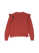 Il gufo cardigan med ruffles