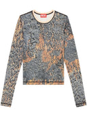 Diesel T Cutie Ls Top With Print