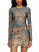 Diesel T Cutie Ls Top With Print