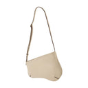 Mini Curve Hobo Bag Manu Atelier Ivory Leather